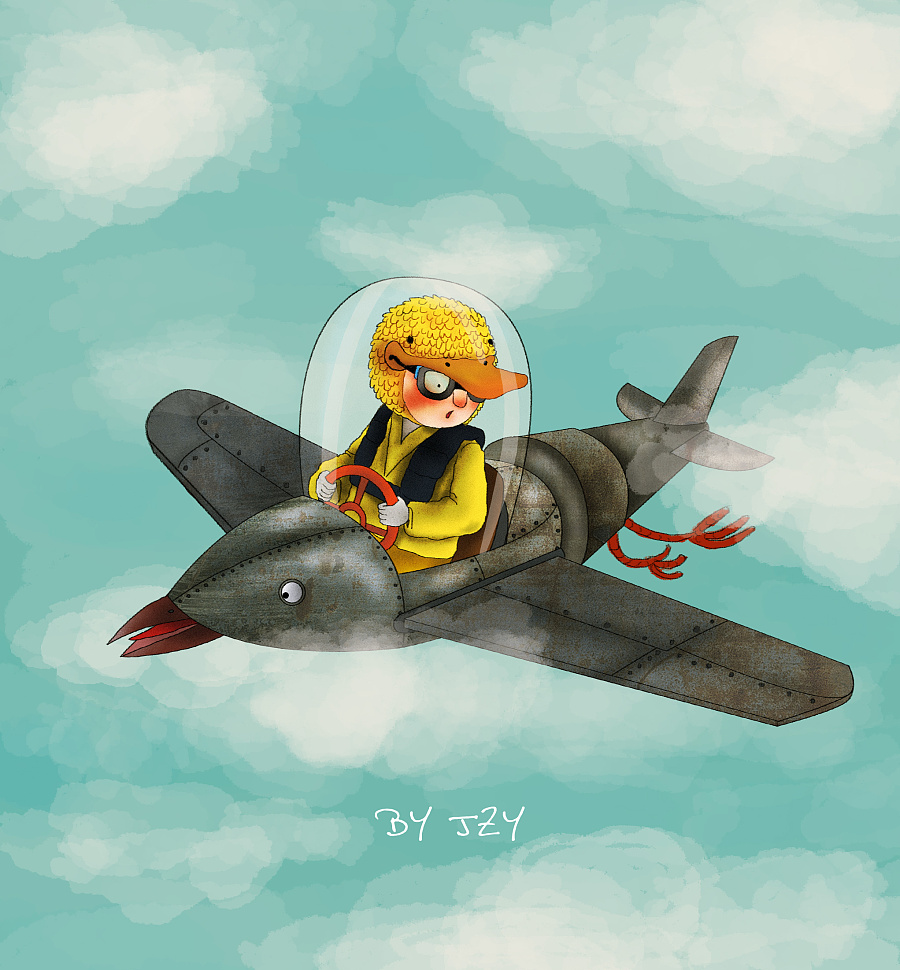 飞行器|其他绘画|插画|jzy09 - 原创设计作品 - 站酷