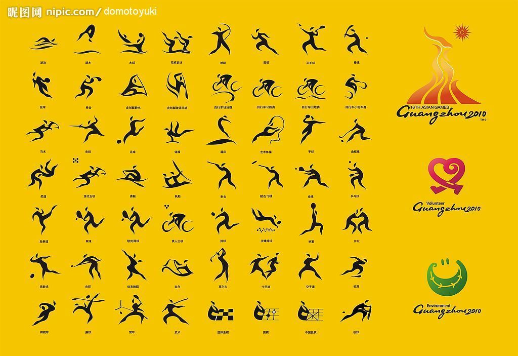 2022杭州亚运会体育标志设计c组
