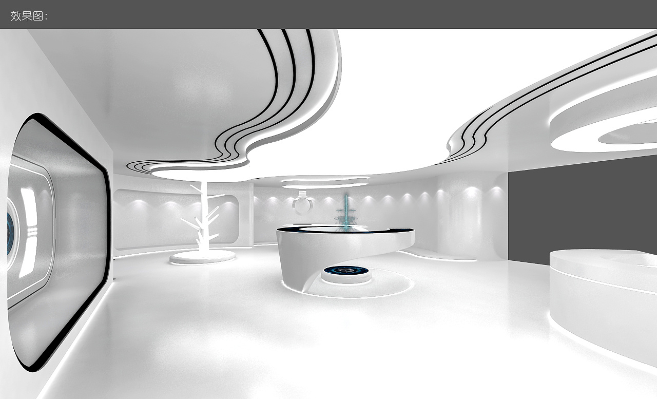 未来电器展厅概念图|空间|展示设计 |直立的蜗牛 - 原创作品 - 站酷 (ZCOOL)