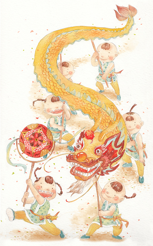 原创作品:中国传统节日系列插图