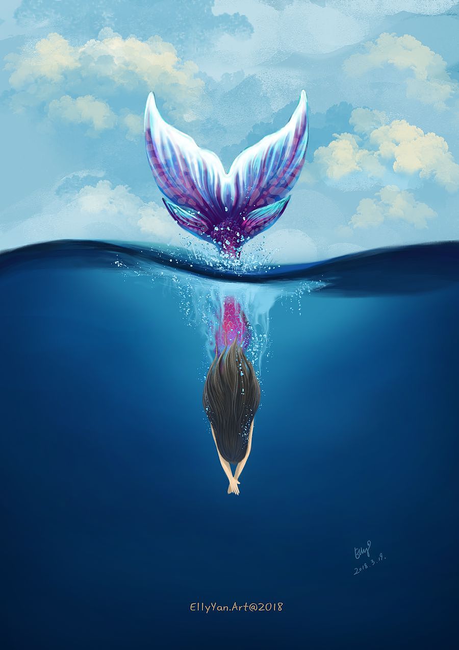 日绘练习2|插画|插画习作|elly记梦馆 - 原创作品 -