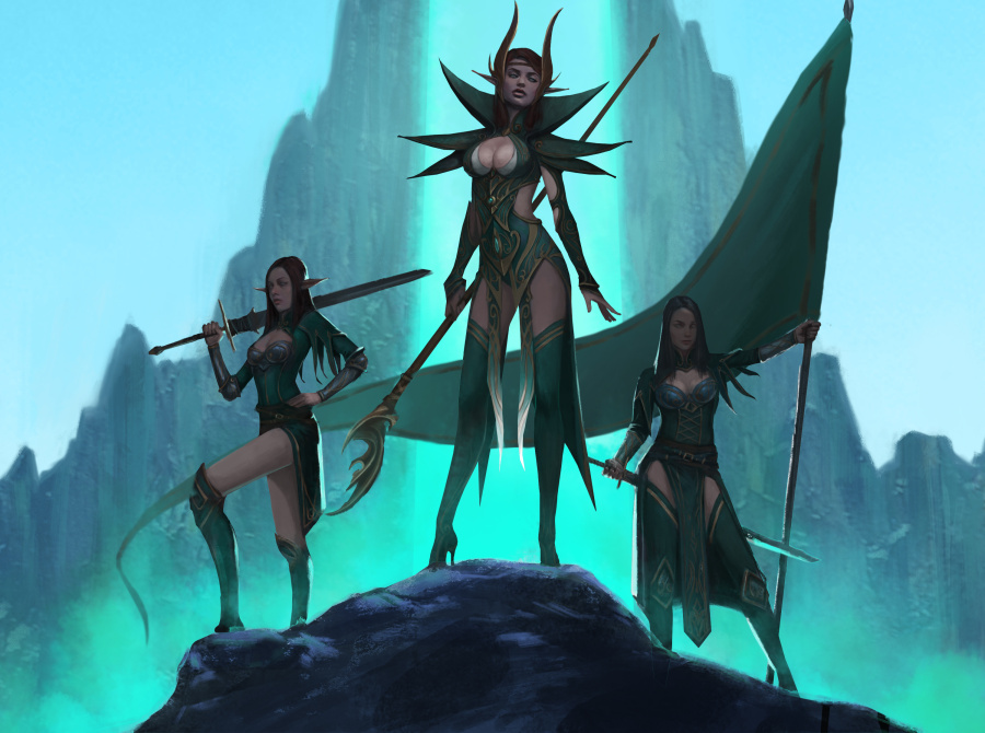 女王|游戏原画|插画|zhutong7788 - 原创设计作品