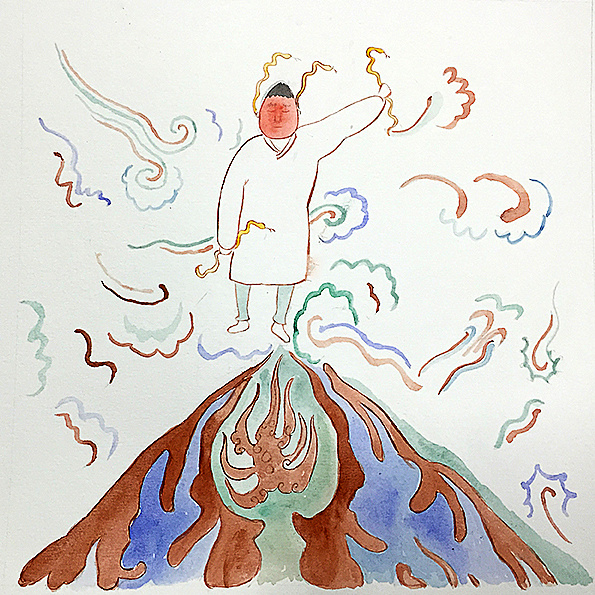 萌萌的山海经之--夸父追日