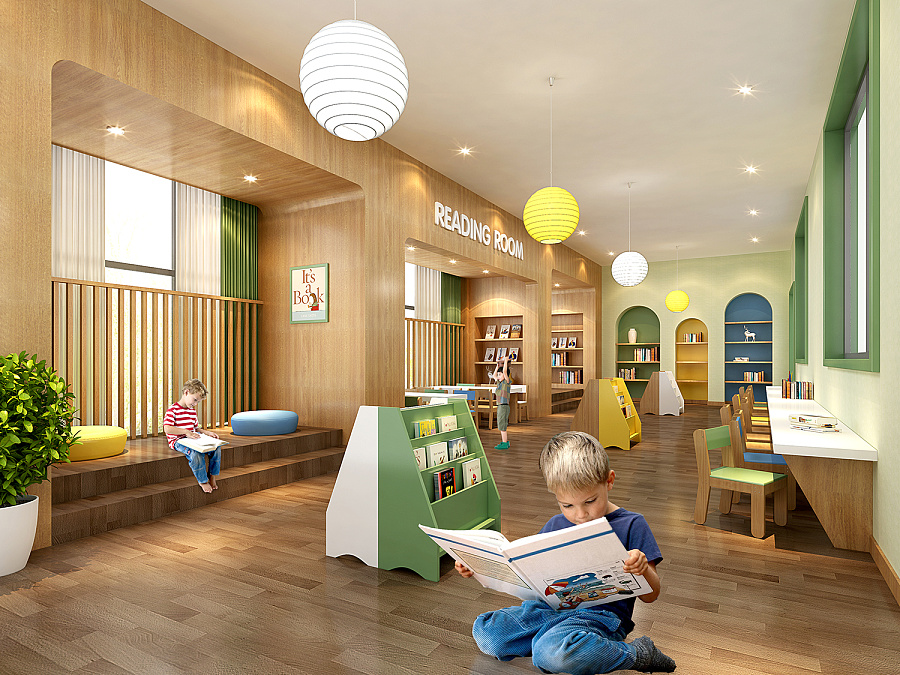 四川兰湾国际幼儿园品牌装修设计案例|室内设
