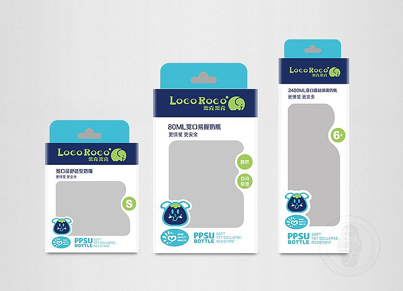 乐克乐克-婴童用品\/奶瓶包装设计\/母婴用品品牌