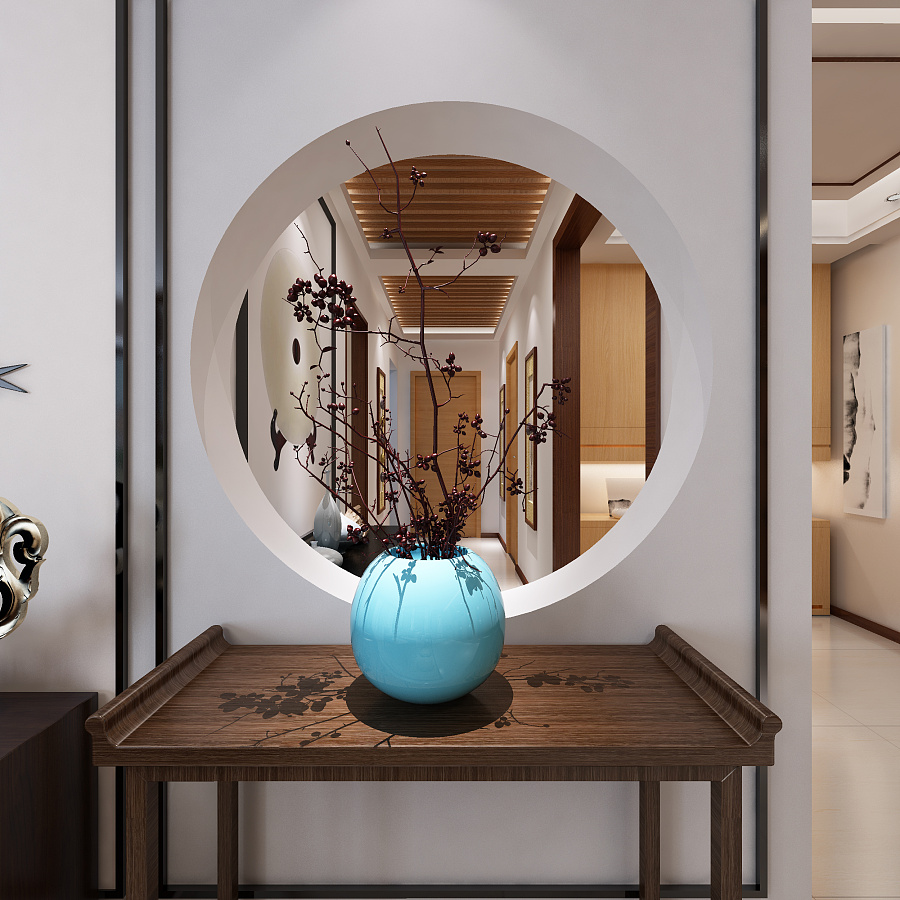 中天 盛世观澜 现代禅意|室内设计|空间\/建筑|miss小小文昌 - 原创设计作品 - 站酷 (ZCOOL)