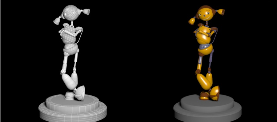 机器人历险记建模练习|人物\/生物|三维|描绘未来
