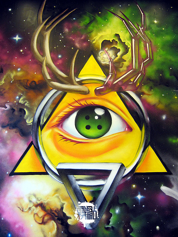 海涂鸦 【雾点原创涂鸦】 珠海CM-444纹身工