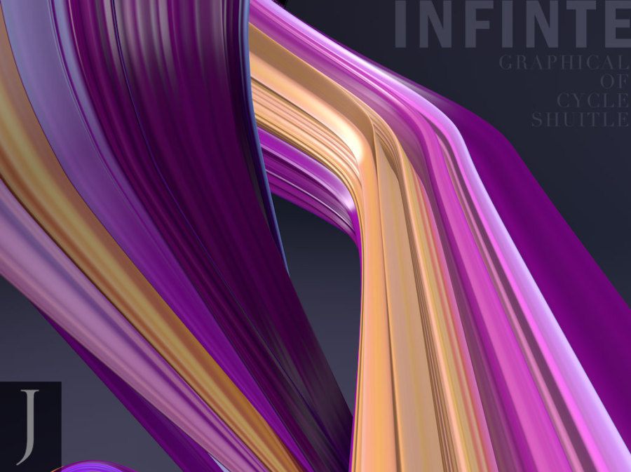 C4D扭曲图形练习|其他三维|三维|sadjack - 原创