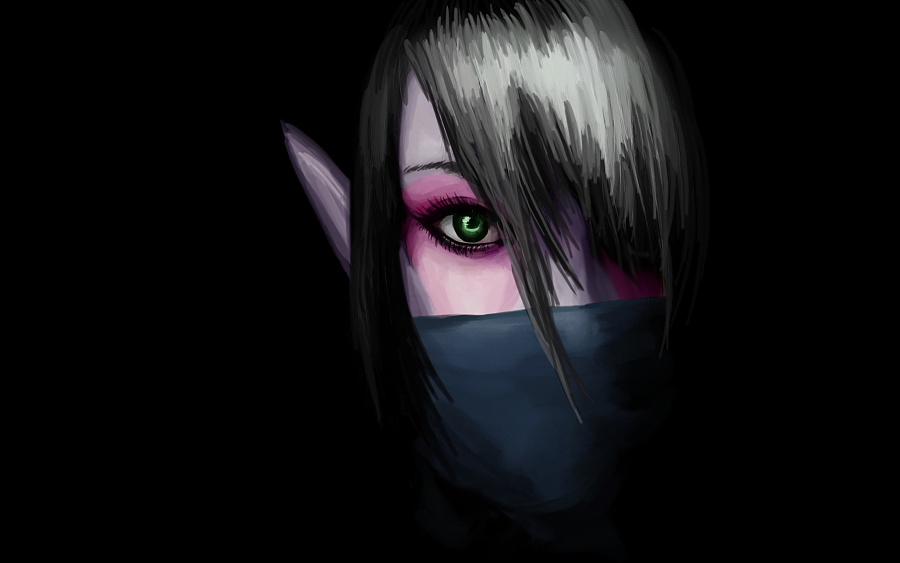 圣堂刺客头像|绘画习作|插画|SugarLynne - 原创