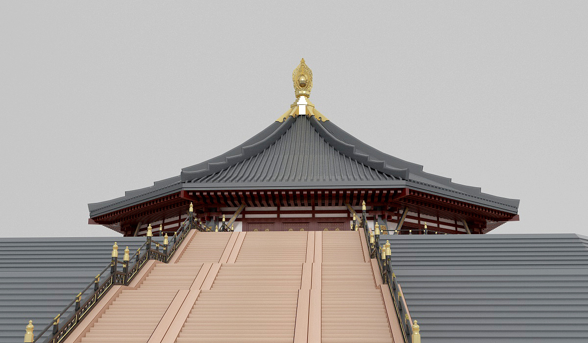 明堂遗址保护建筑建模渲染(Cinema 4D+VRay)|空间|建筑设计|haieagle - 临摹作品 - 站酷 (ZCOOL)