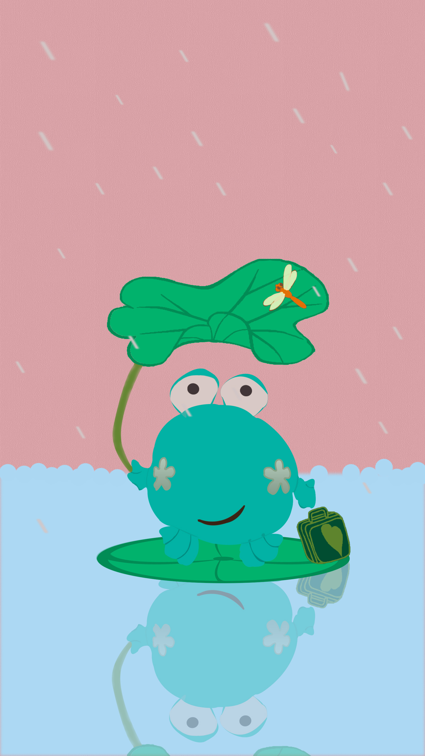Tree Frog in the Rain