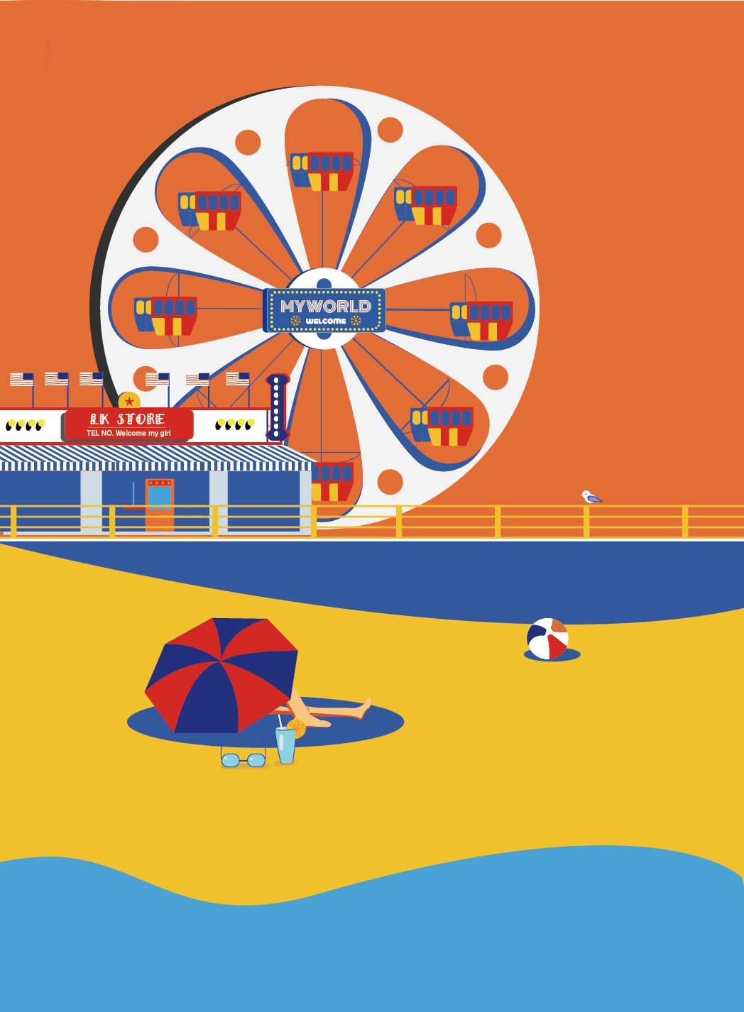 插画练习|插画|创作习作|半心皆意 - 原创作品 - 站酷