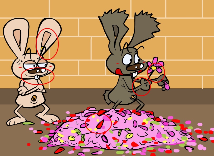 兔匪匪找不同系列169|单幅漫画|动漫|兔匪匪 - 