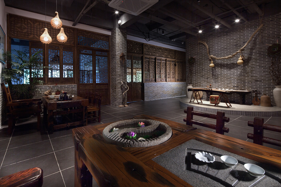 深圳凸出茶艺会馆空间摄影(摄影师:陈庆纲)|室