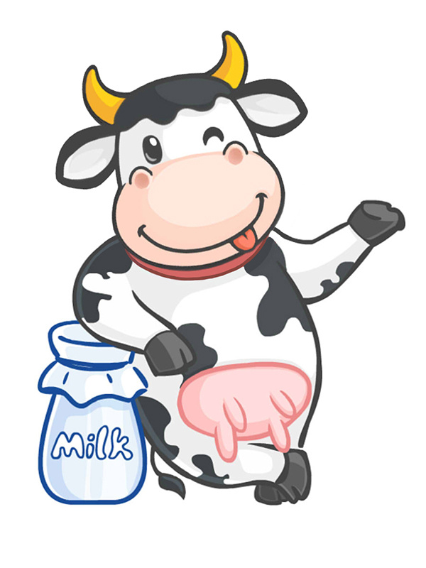 [品牌设计已商用] 小奶牛——形象logo设计,吉祥物设计