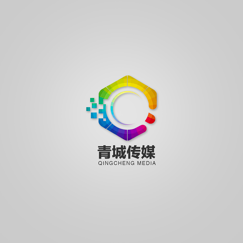 青城传媒logo