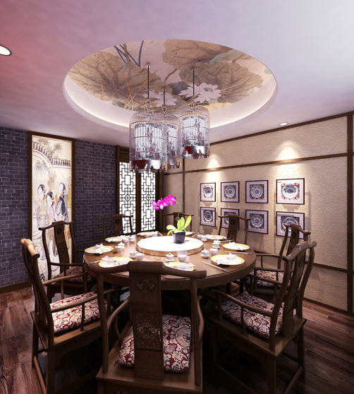 德阳蜀味堂中餐厅-格尔木餐厅设计|室内设计|空