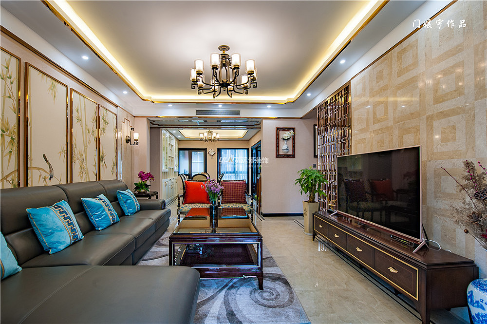 【远景装饰】北大资源博雅洋房装修-现代中式