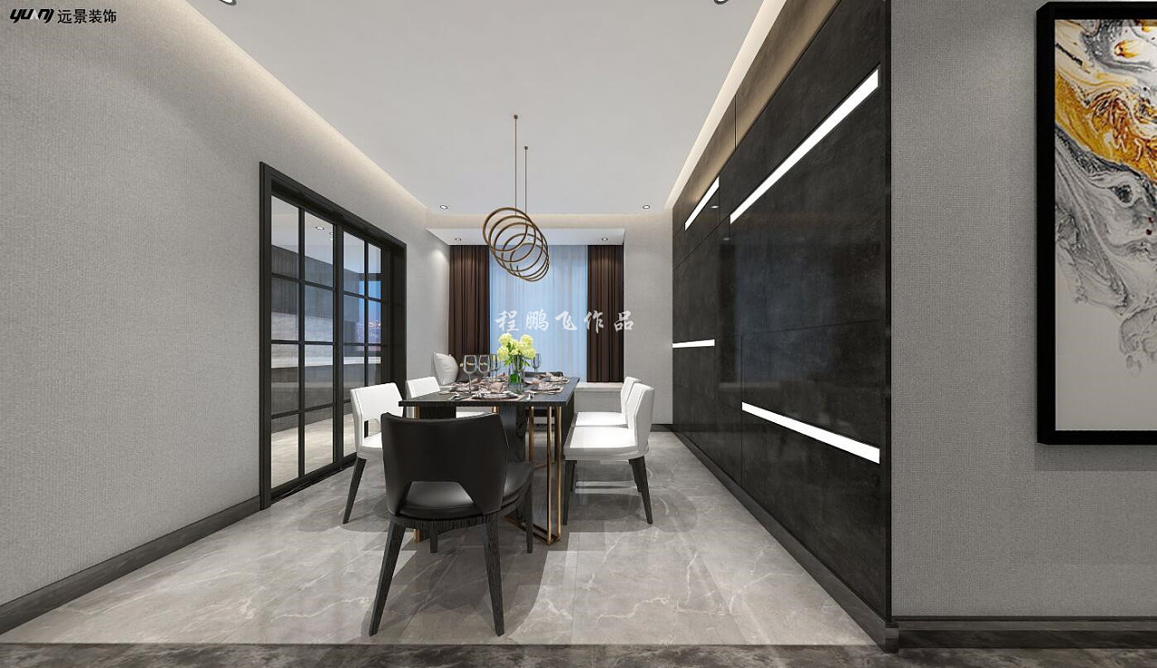 【远景装饰】大渡口天安陇园平层装修现代风格设计
