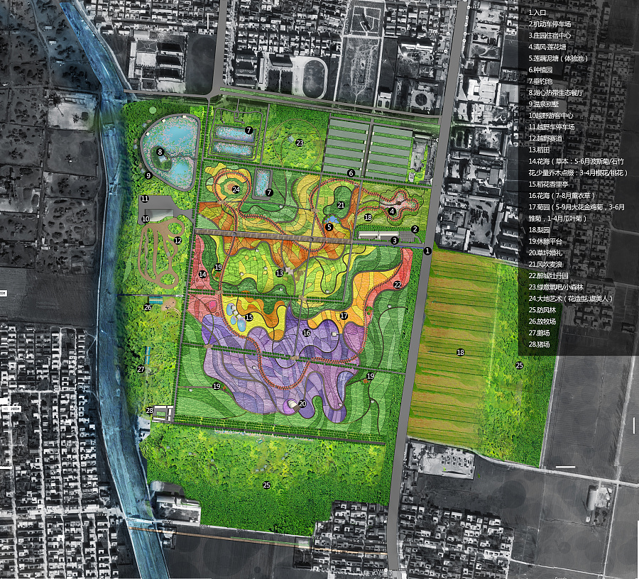 焦作国泰绿色云农庄园设计|园林景观\/规划|空间