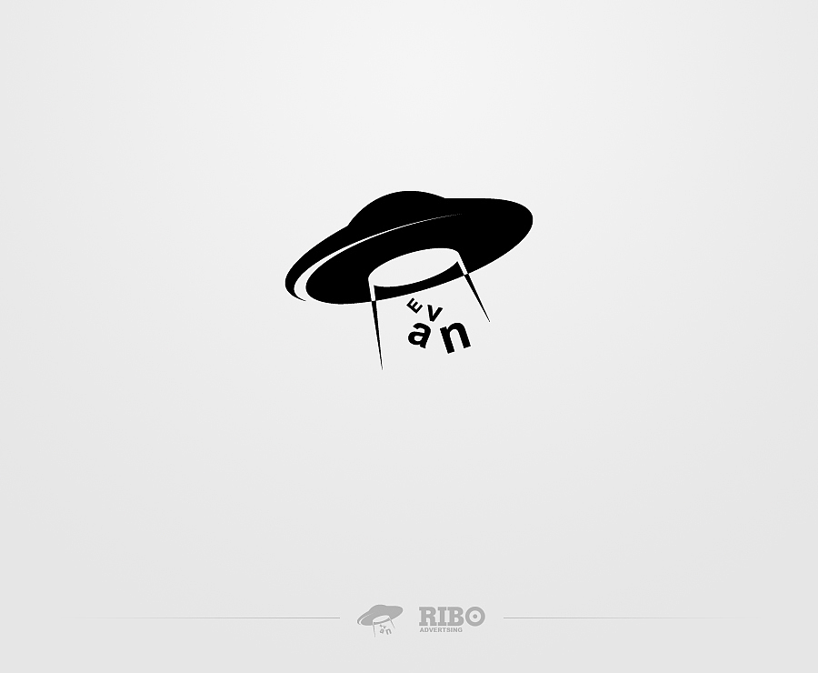 自己个人的logo,一直就对ufo等神秘事件感兴趣,索性把logo设计