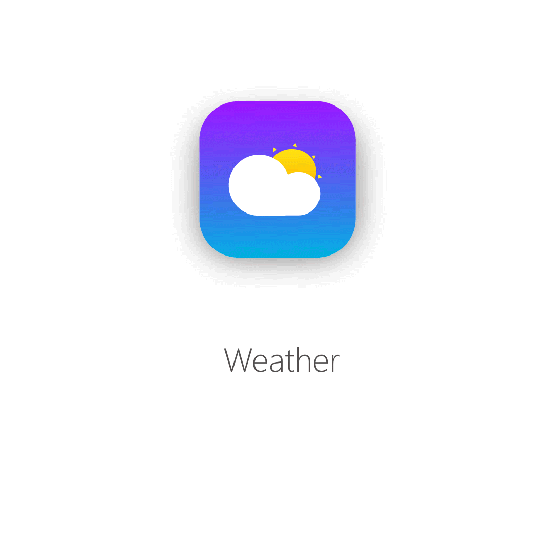 天气小动画|ui|动效设计|寒初 - 原创作品 - 站酷