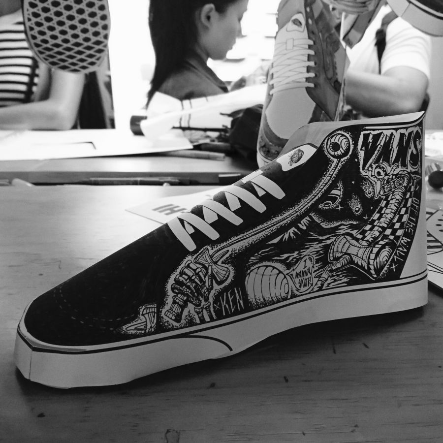 HOUSE OF VANS巡回路演广州站DIY SK8-HI|