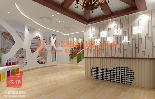 郑州艺顿国际幼儿园装修设计案例效果图,上木颐扬装饰