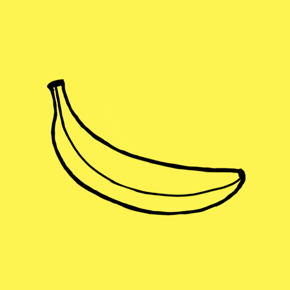 香蕉|插画|儿童插画|黑白规律 - 原创作品 - 站酷