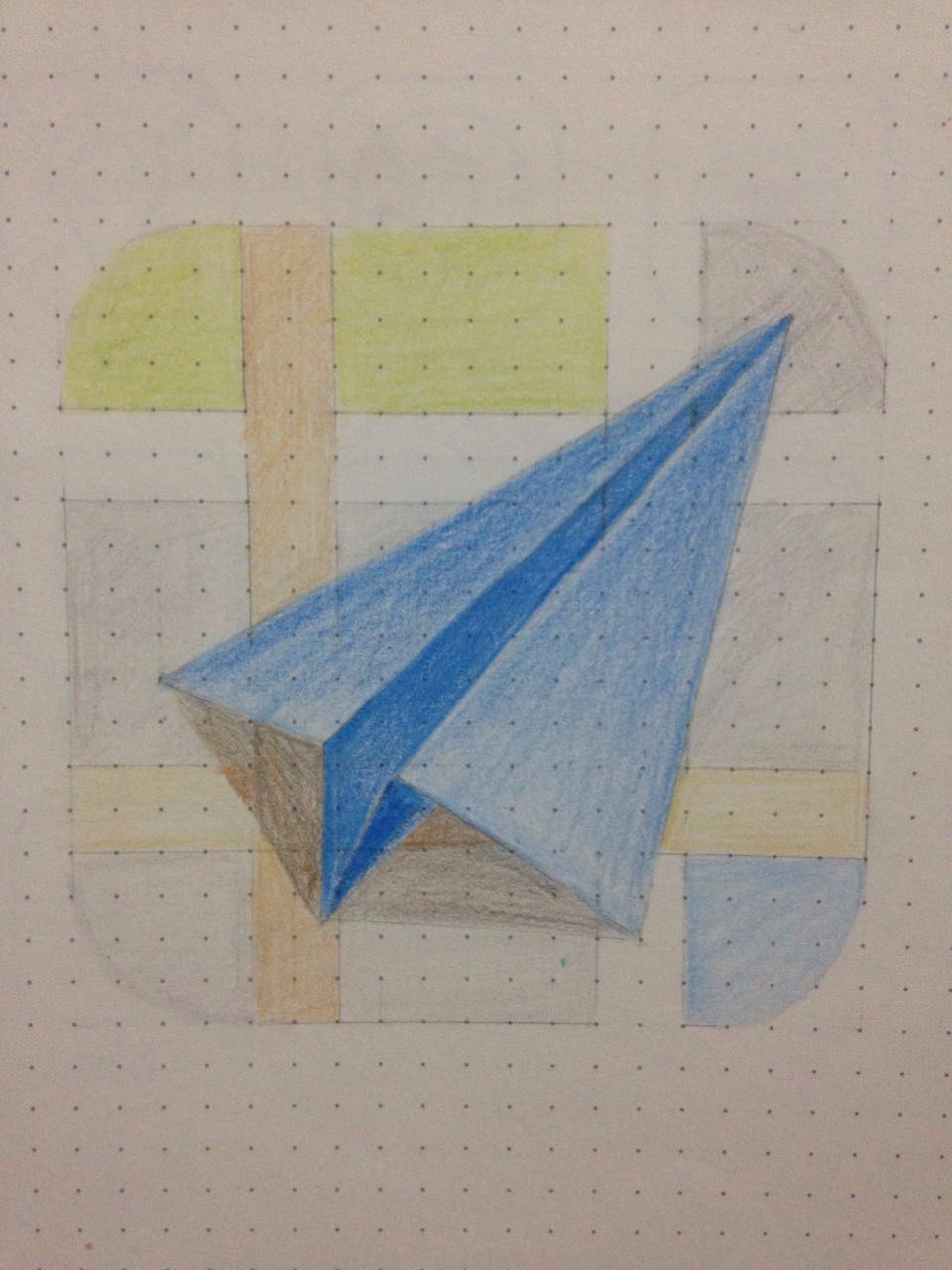 纸飞机|纯艺术|素描|小云xybb - 原创作品 - 站酷