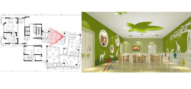 洛阳幼儿园设计案例-洛阳西工区北京银座教育