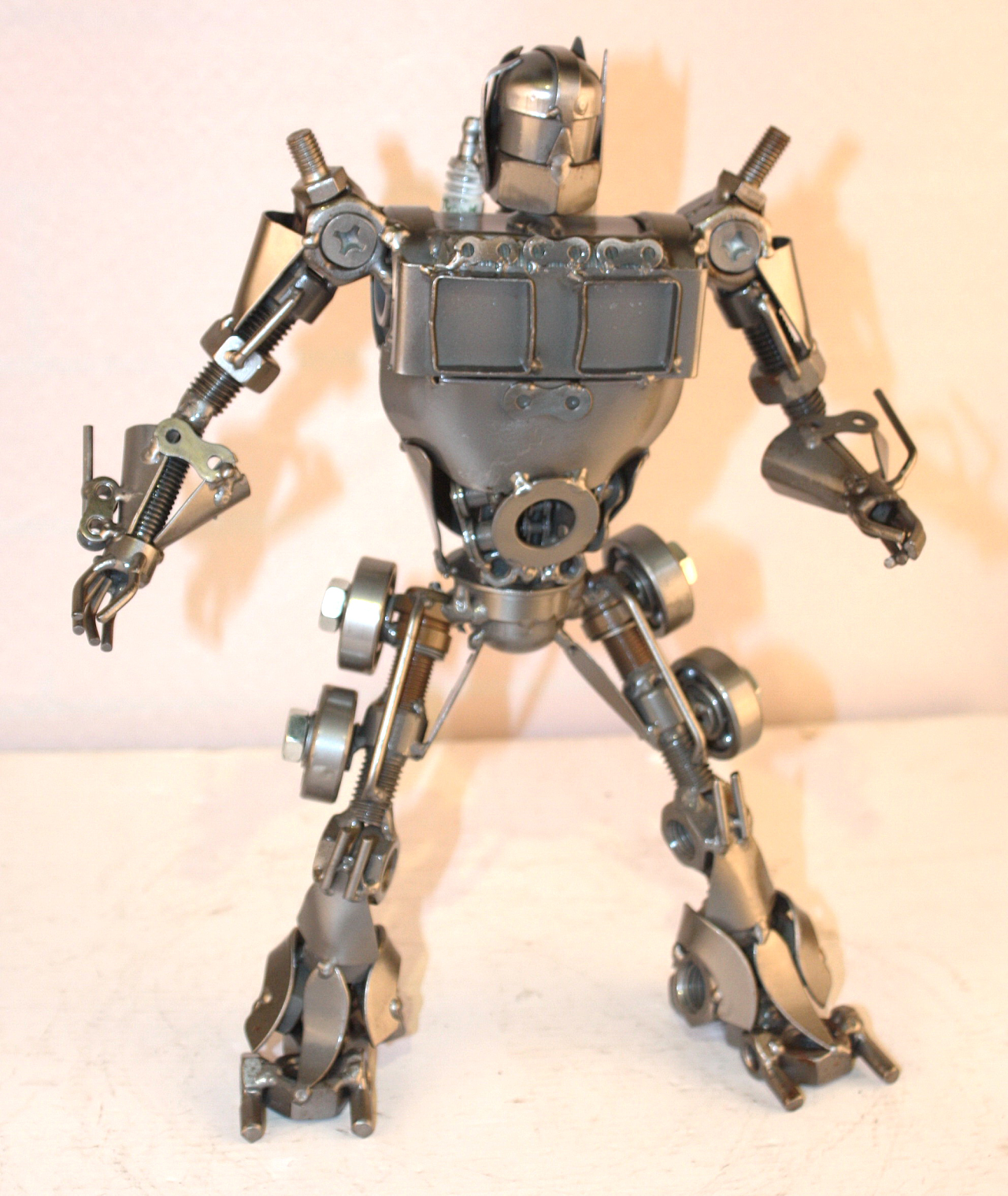 金属诱惑创意铁艺小机器人|手工艺|铁艺|广州金属诱惑 - 原创作品 - 站酷 (ZCOOL)