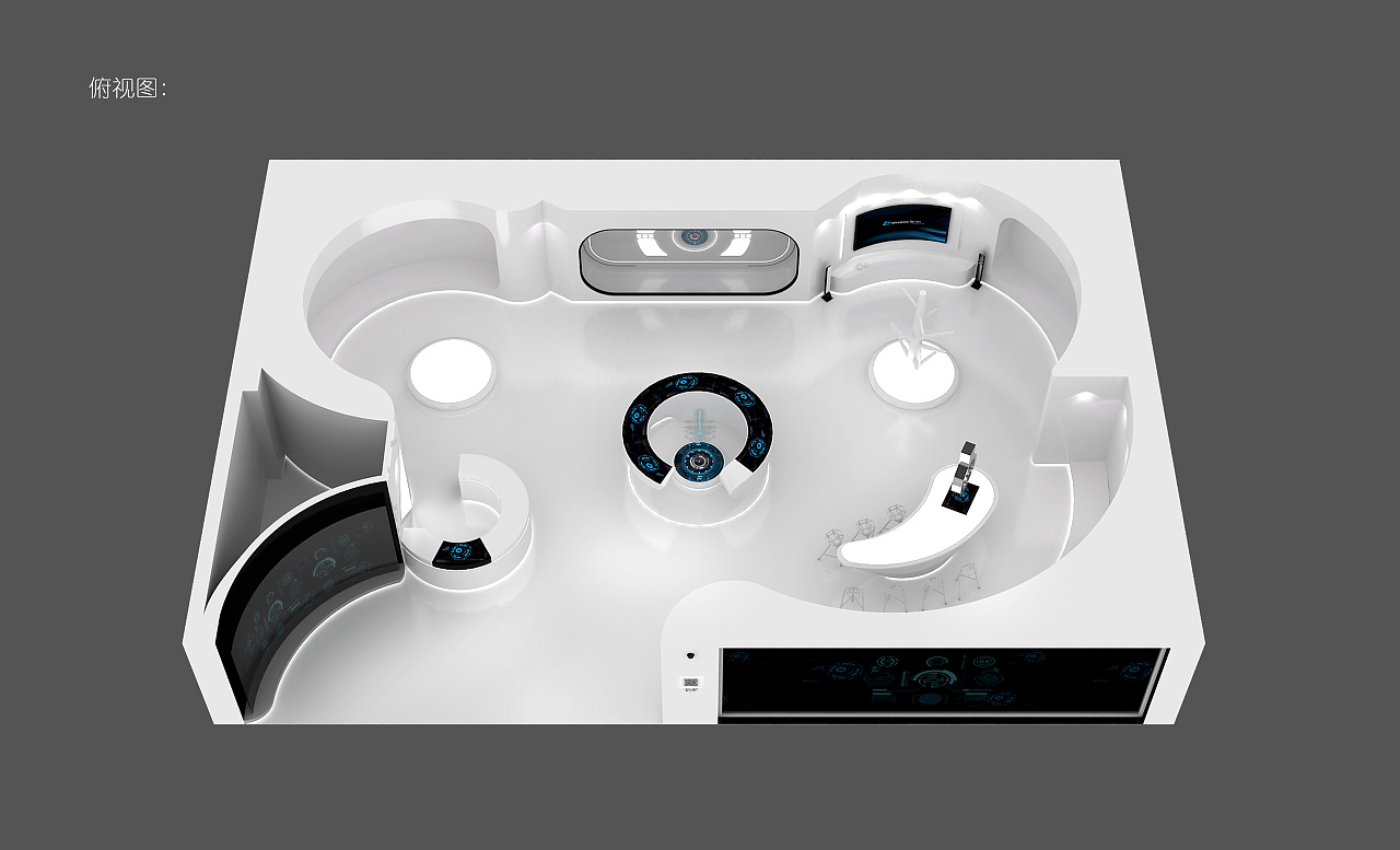 未来电器展厅概念图|空间|展示设计 |直立的蜗牛 - 原创作品 - 站酷 (ZCOOL)
