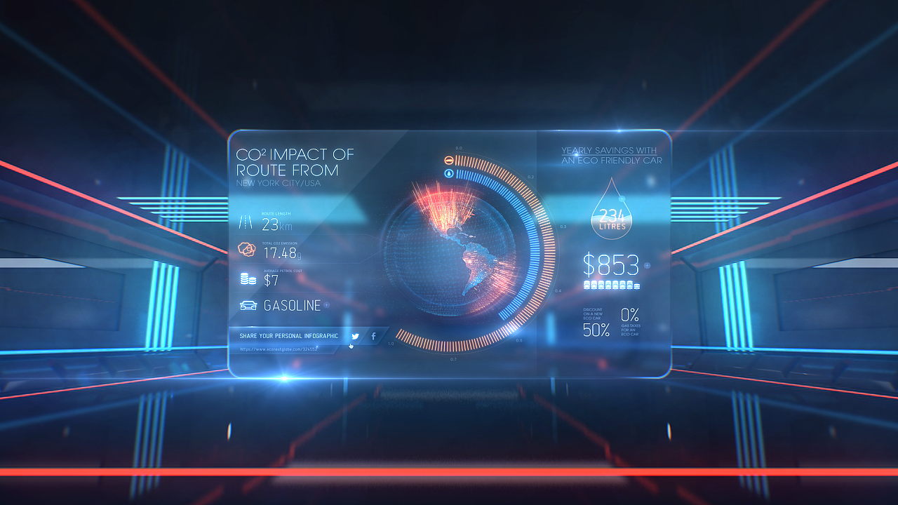 科技风的HUD面板|三维|场景|纸尚的鱼 - 原创作品 - 站酷 (ZCOOL)