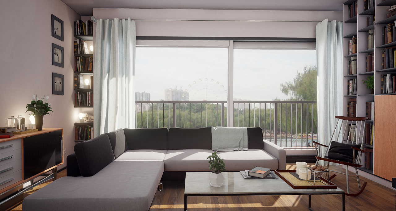 UE4室内漫游|三维|建筑\/空间|路漫修远 - 原创作