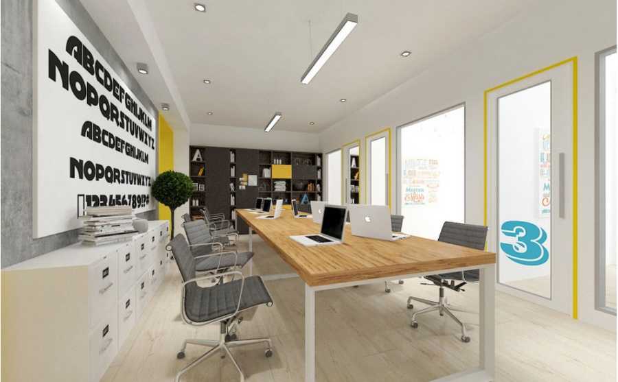 英语培训机构装修-成都教育机构设计|成都教育