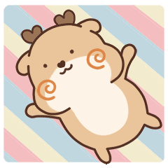 狍小坑和小肉君|动漫|网络表情|bella唐小贝 - 原创