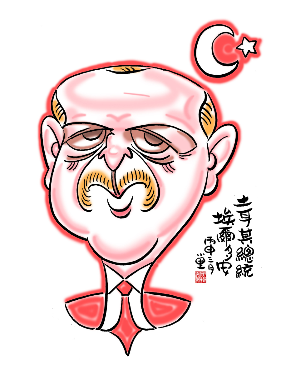 鲤鲲作品《20国集团领导人漫画合集》|肖像漫