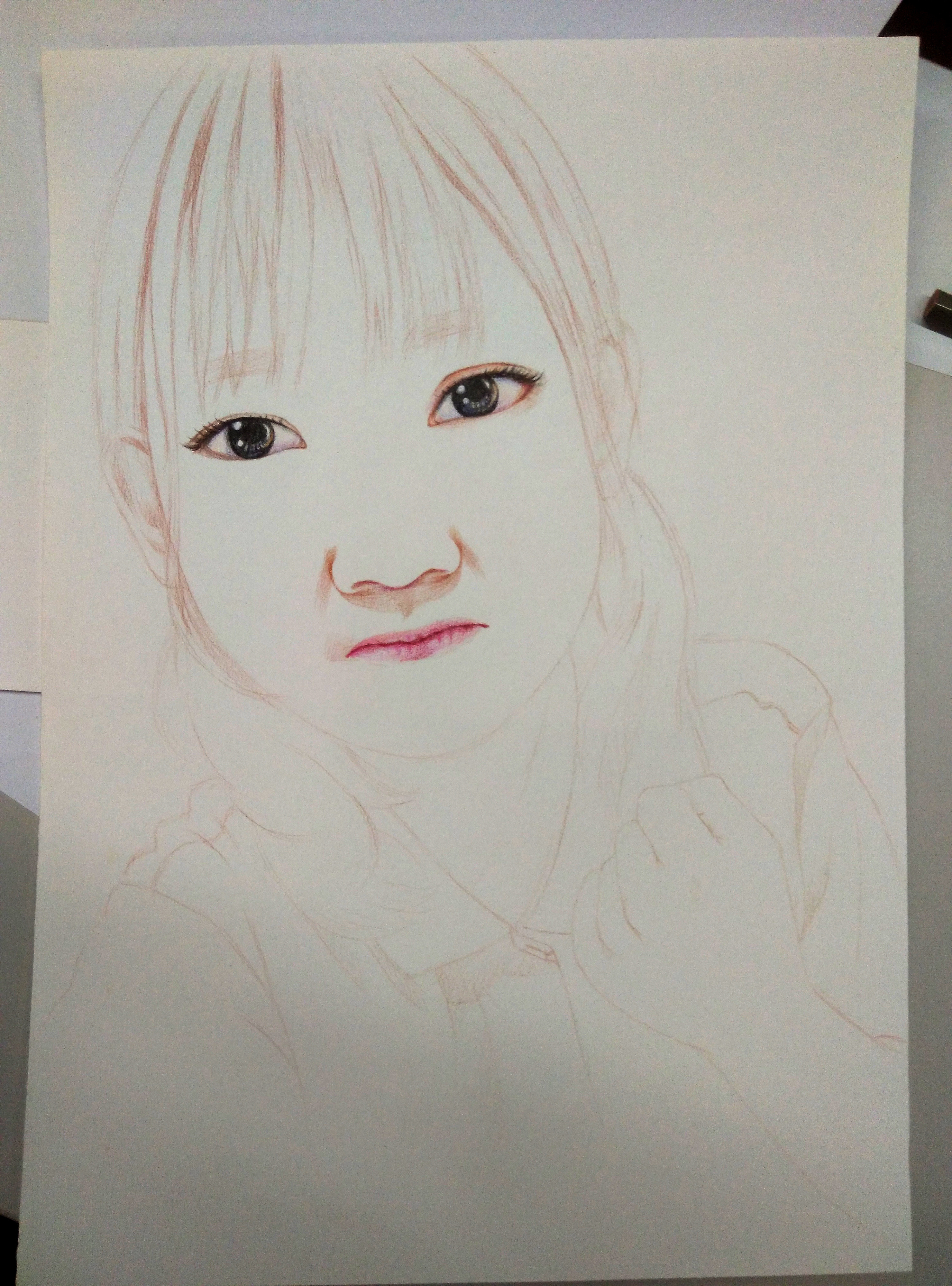 嘟嘴女孩|插画|商业插画|不会游泳的鱼3322 - 原创