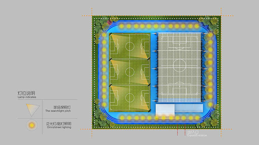 大连东港商务区足球场概念规划|景观设计|空间