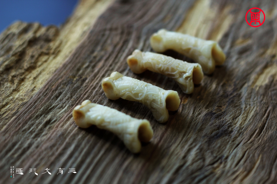 三商文玩汇-纯手工H指骨四大天王|静物|摄影|中
