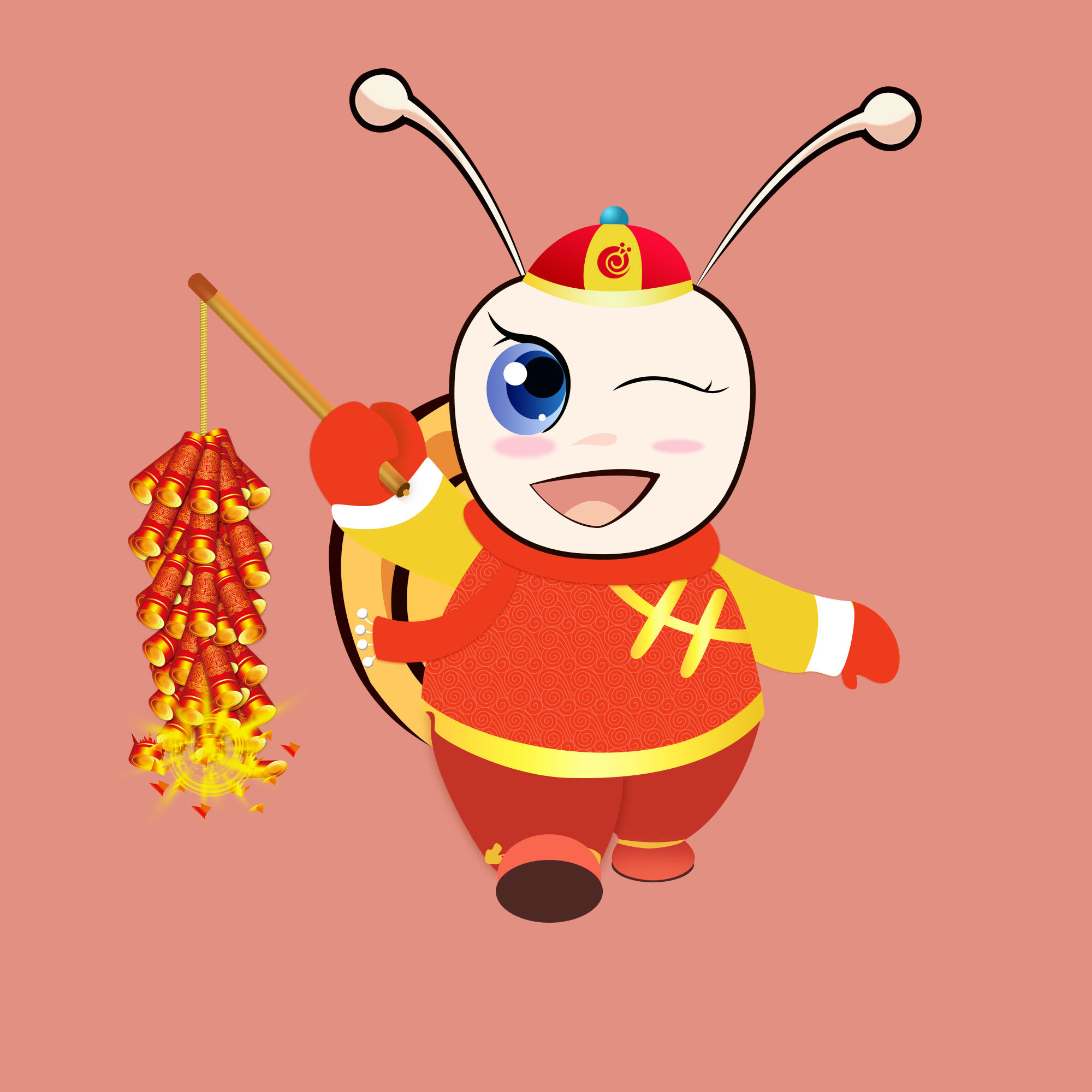 蜗牛-新年吉祥物