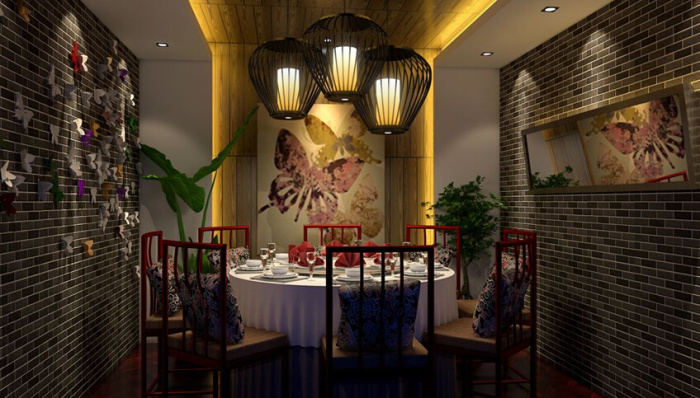 江南汇私房菜餐厅设计-呼和浩特餐厅装修设计