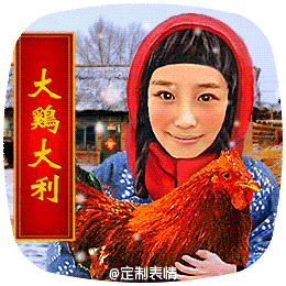 定制表情之拜年表情包|网络表情|动漫|daiwenji
