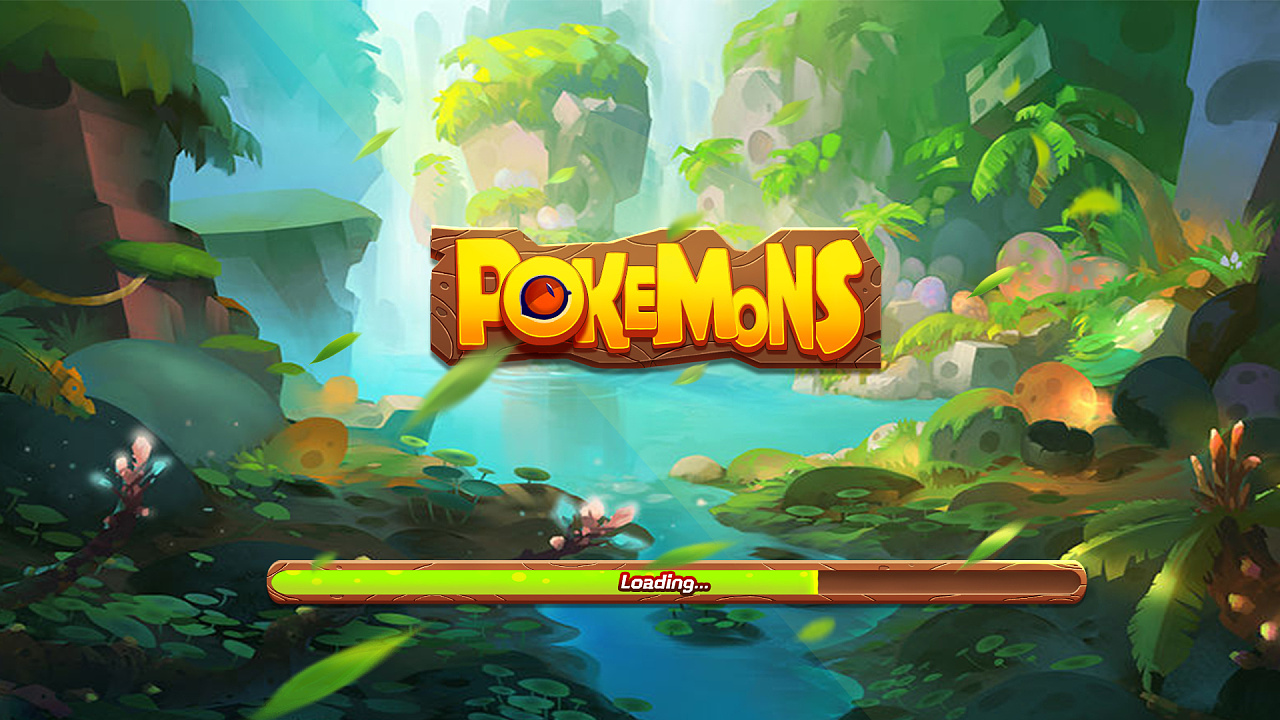 欧美Q版横版游戏UI界面