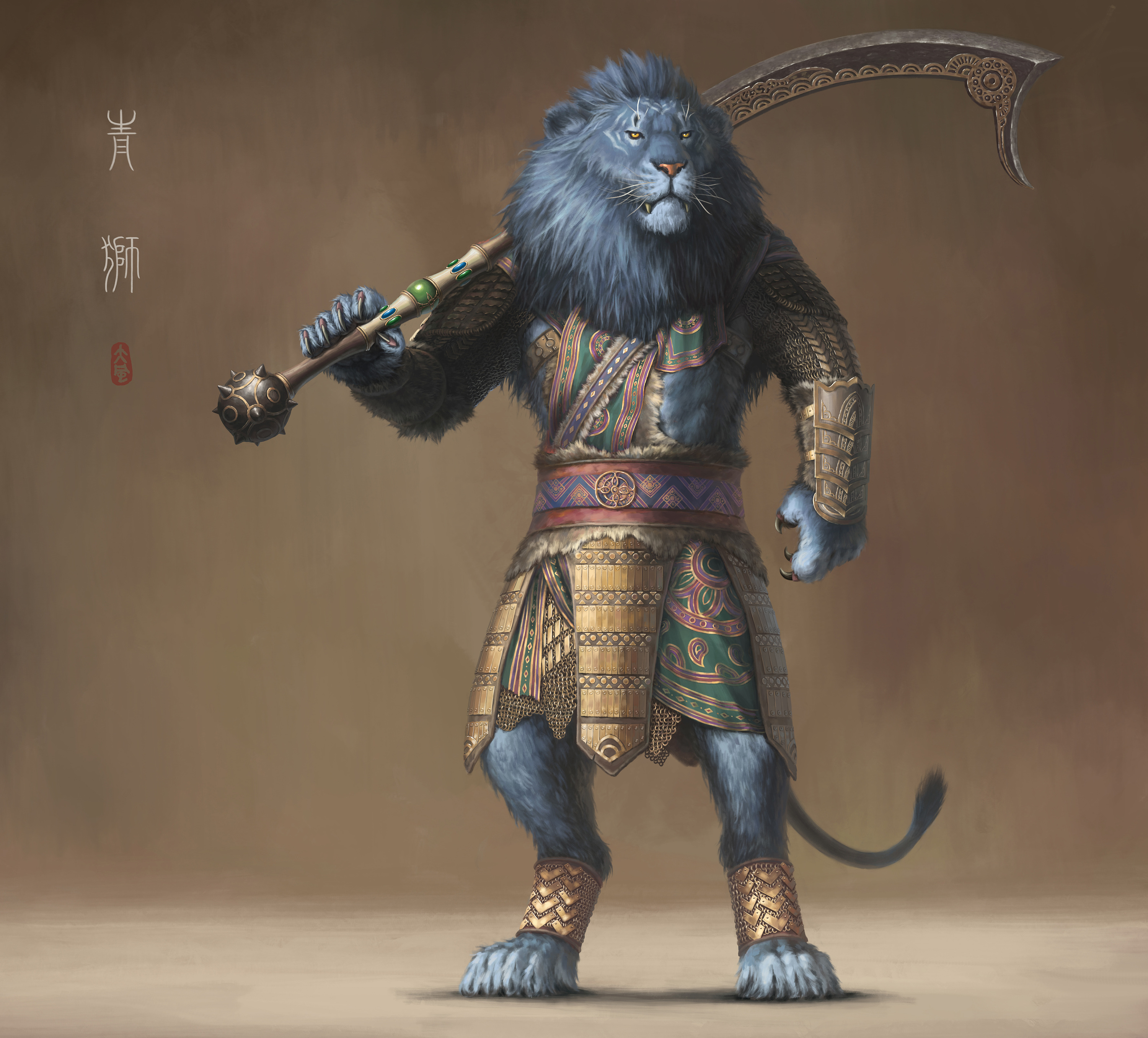 中国神话人物系列西游记青狮