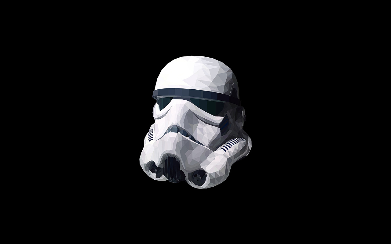 low poly 星球大战 白兵头盔|插画|插画习作|唐木子520 - 原创作品 - 站酷 (ZCOOL)
