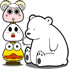 po-lar bear(第二窝)微信动漫表情设计