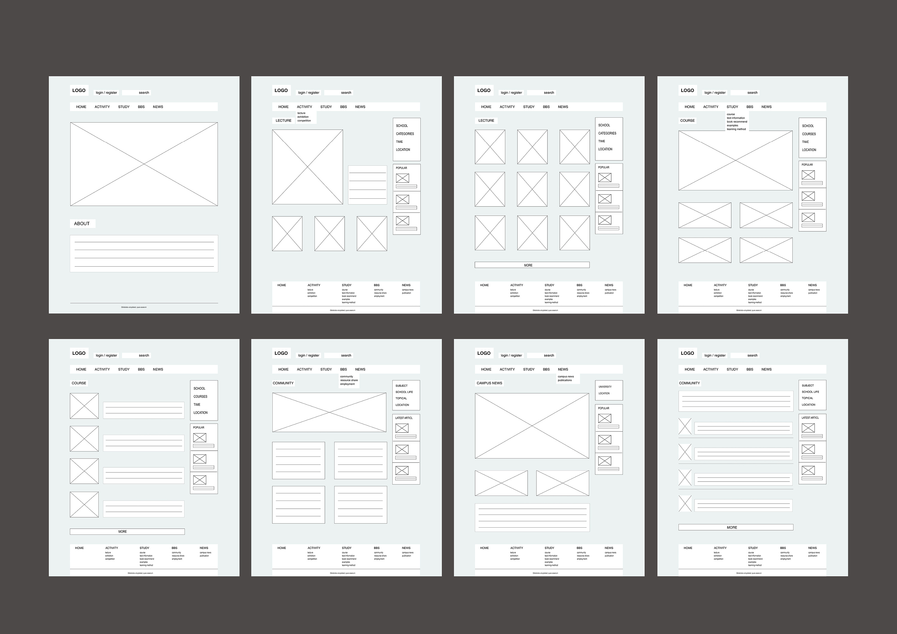 网站设计 结构图 原型图 线框图|网页|其他网页|fiona